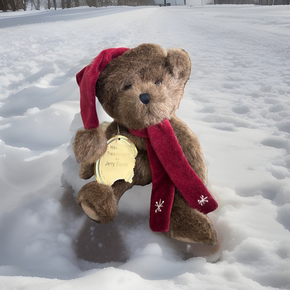 NEW RARE 'Twinkles' 11" Heartfelt Treasures by Jerry Elsner Teddy Bear Christmas